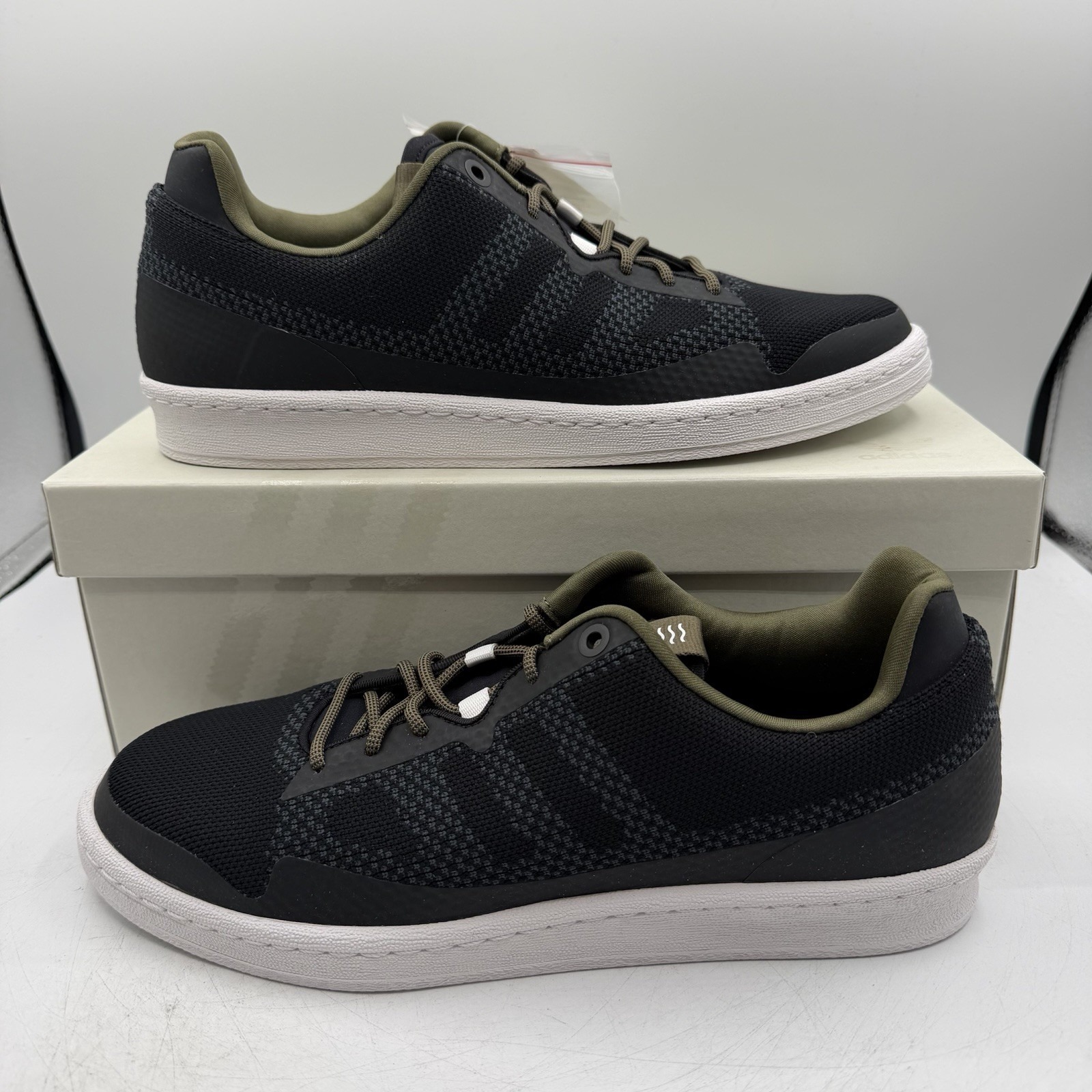 Adidas Norse Projects Campus 80s Primeknit Shoes Mens Sz 9.5 Black/Grey Bb5068